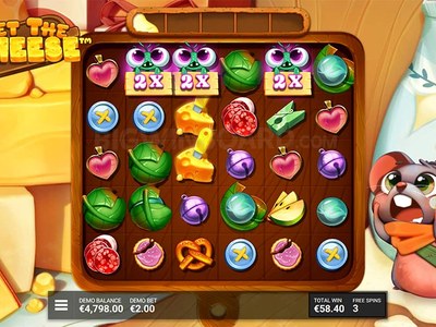 Get the Cheese — игровое поле перед первым вращением